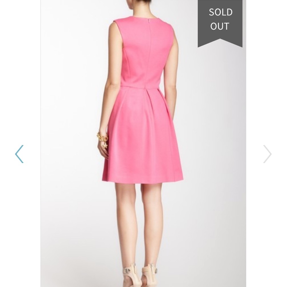 Trina Turk Sunnie Ponte pleated dress (pockets!) - Picture 3 of 3